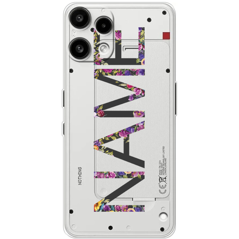 Прозорий чохол BoxFace Nothing Phone (3a) Lite Именной