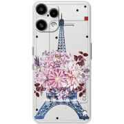 Чохол зі стразами Nothing Phone (3a) Lite Eiffel Tower