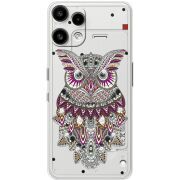 Чохол зі стразами Nothing Phone (3a) Lite Owl