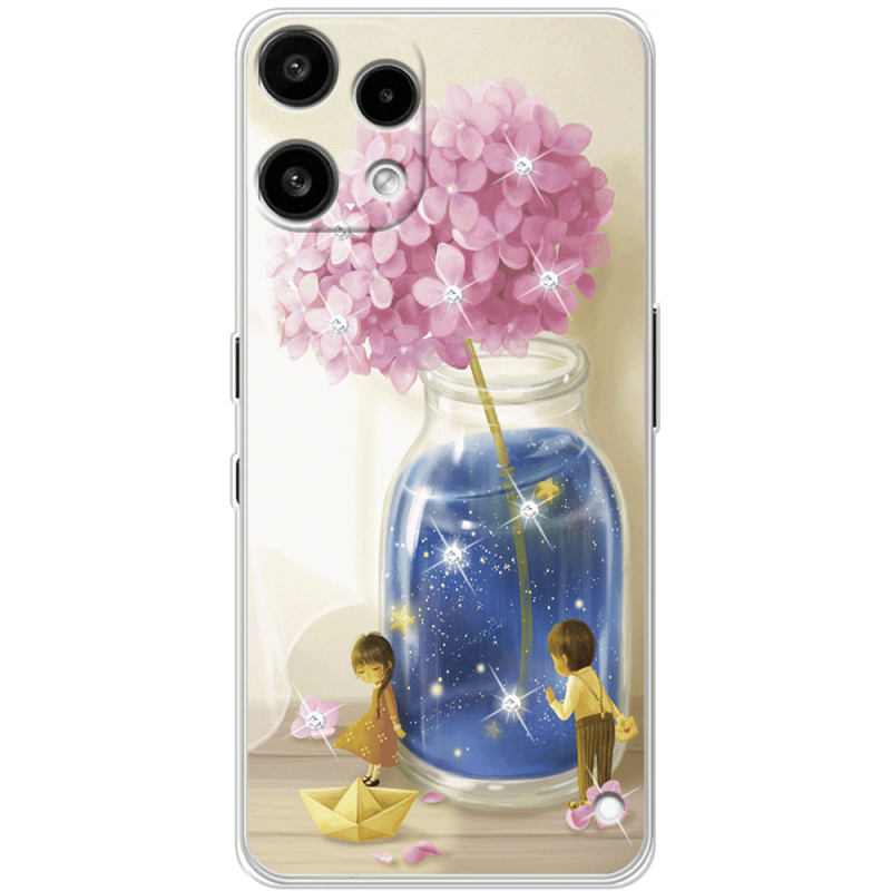 Чохол зі стразами Nothing Phone (3a) Lite Little Boy and Girl