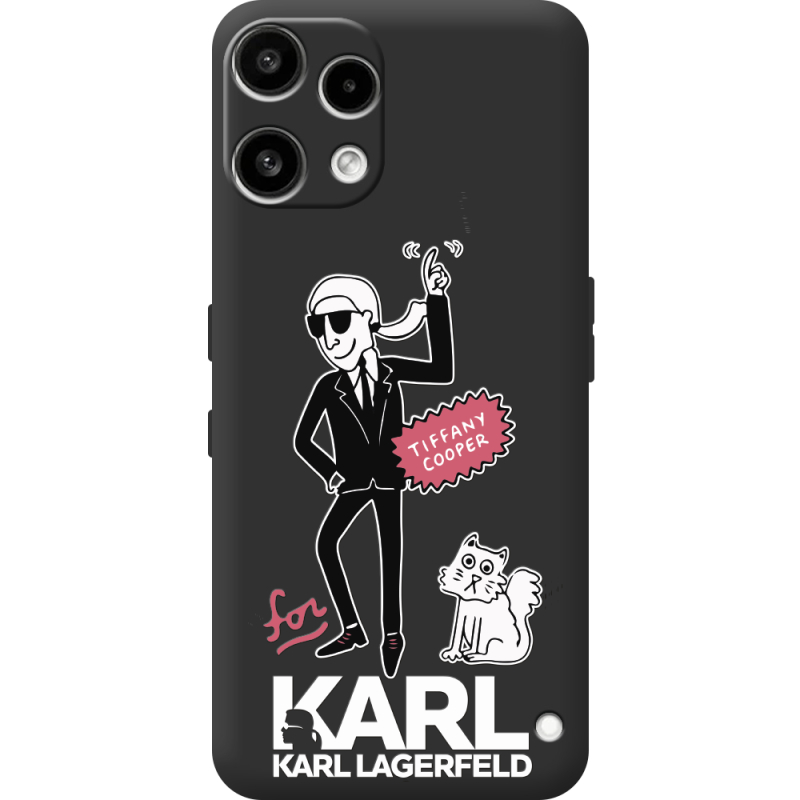 Чорний чохол BoxFace Nothing Phone (3a) Lite For Karl