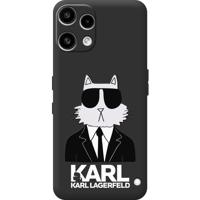 Чорний чохол BoxFace Nothing Phone (3a) Lite Cat in Black