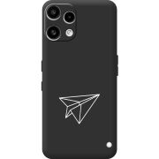 Чорний чохол BoxFace Nothing Phone (3a) Lite Paper Plane