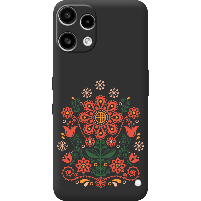 Чорний чохол BoxFace Nothing Phone (3a) Lite Ukrainian Ornament