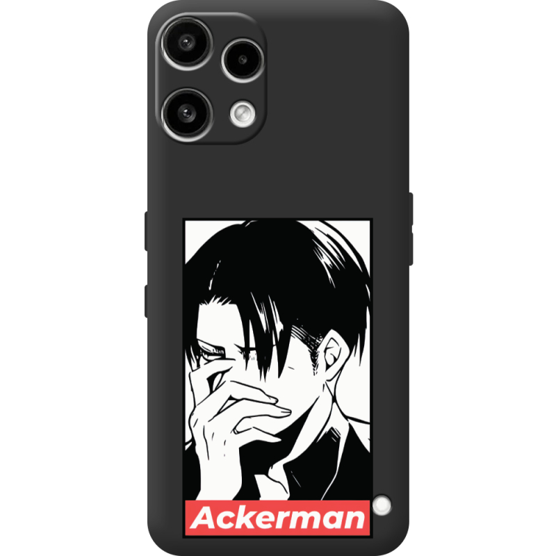 Чорний чохол BoxFace Nothing Phone (3a) Lite Attack On Titan - Ackerman