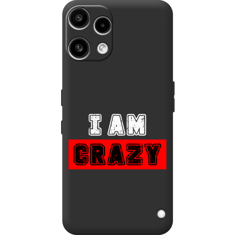 Чорний чохол BoxFace Nothing Phone (3a) Lite I'm Crazy