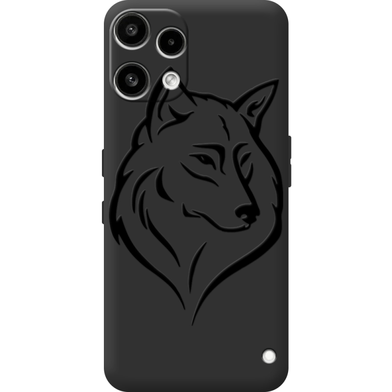 Чорний чохол BoxFace Nothing Phone (3a) Lite Wolf