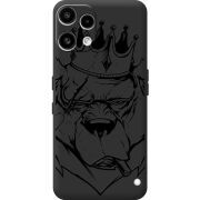 Чорний чохол BoxFace Nothing Phone (3a) Lite Bear King