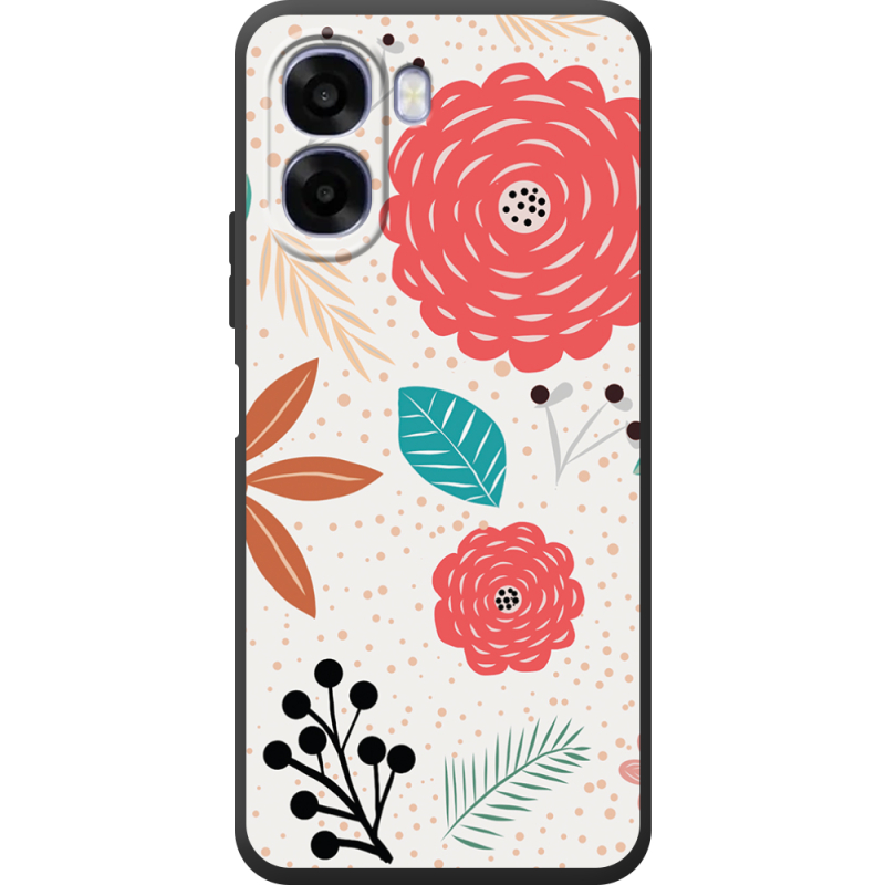 Чохол BoxFace OPPO A6x Line Flowers