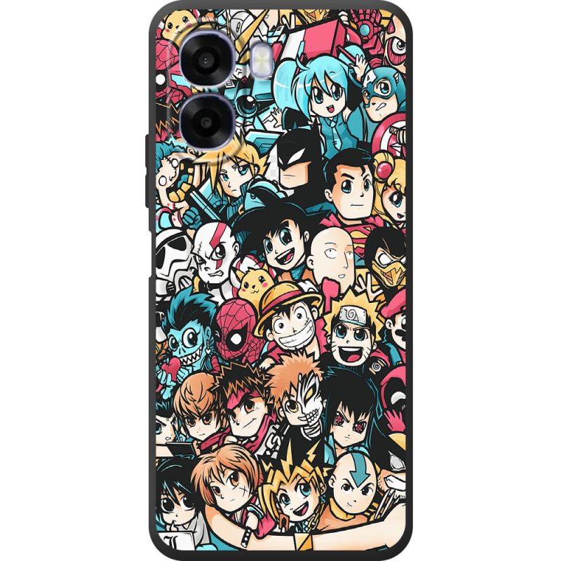Чохол BoxFace OPPO A6x Anime Stickers