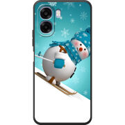 Чохол BoxFace OPPO A6x Skier Snowman
