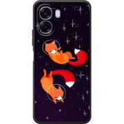 Чохол BoxFace OPPO A6x Fox-Astronauts