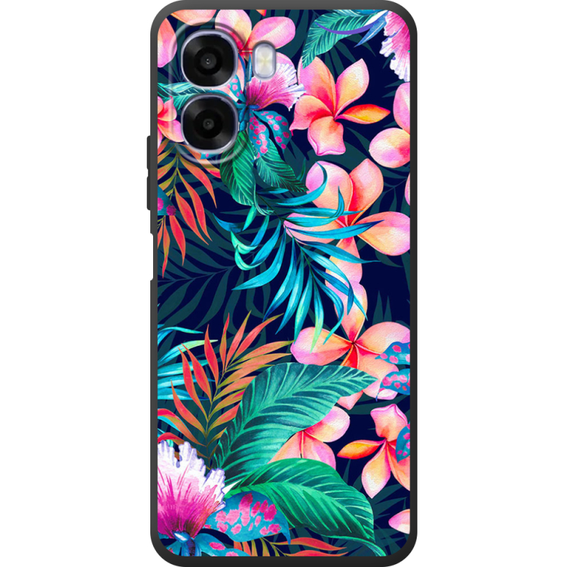 Чохол BoxFace OPPO A6x flowers in the tropics
