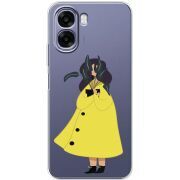 Прозорий чохол BoxFace OPPO A6x Just a Girl