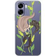 Прозорий чохол BoxFace OPPO A6x Cute Mermaid