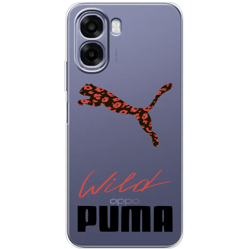 Прозорий чохол BoxFace OPPO A6x Wild Cat