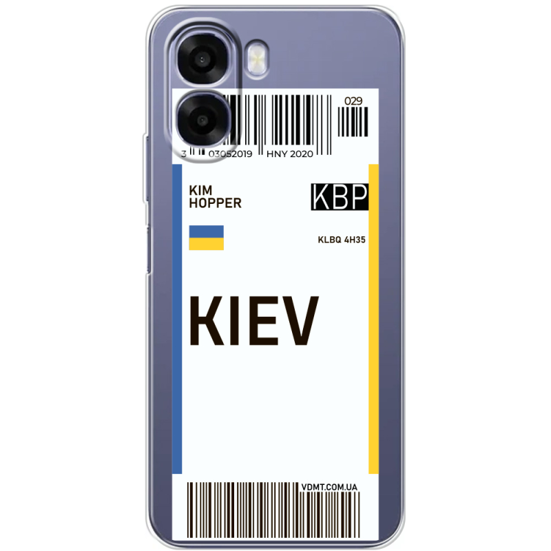 Прозорий чохол BoxFace OPPO A6x Ticket Kiev