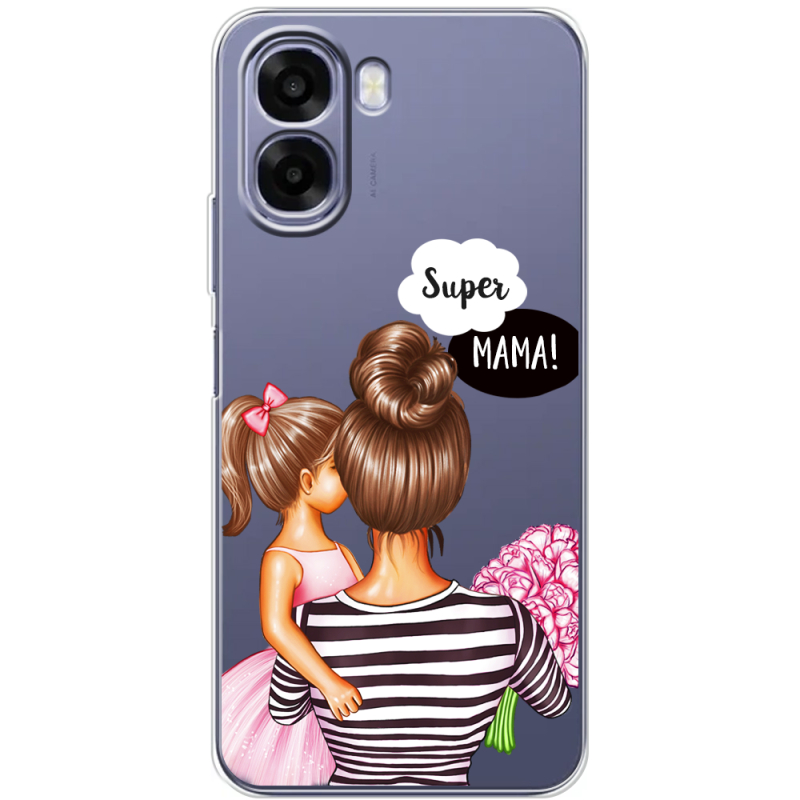 Прозорий чохол BoxFace OPPO A6x Super Mama and Daughter