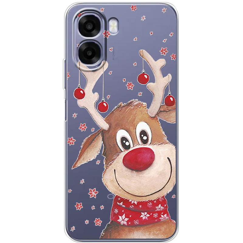 Прозорий чохол BoxFace OPPO A6x Winter Deer