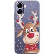 Прозорий чохол BoxFace OPPO A6x Winter Deer