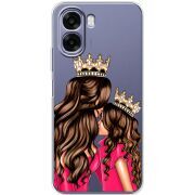 Прозорий чохол BoxFace OPPO A6x Queen and Princess