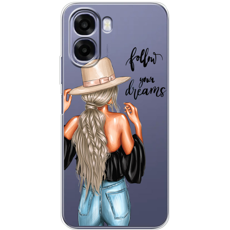 Прозорий чохол BoxFace OPPO A6x Follow Your Dreams