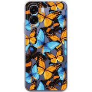 Прозорий чохол BoxFace OPPO A6x Butterfly Morpho