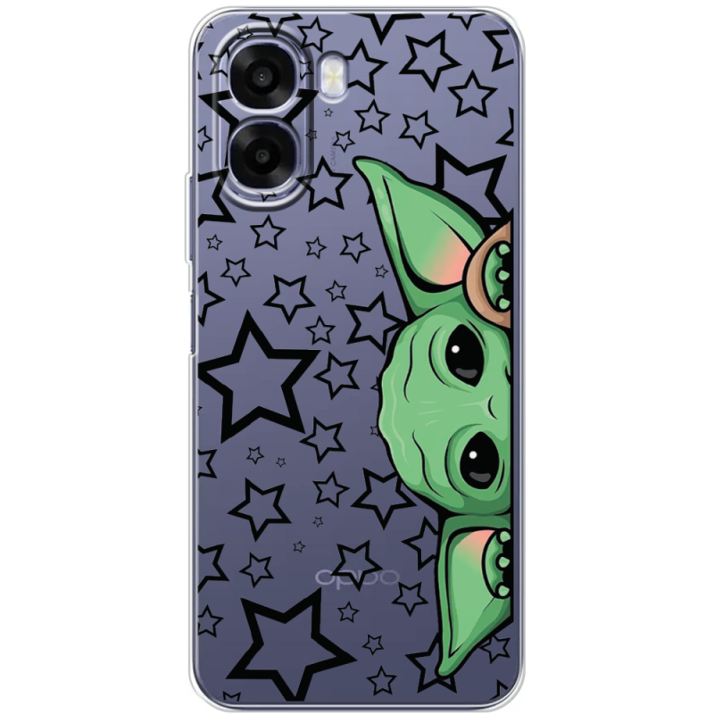 Прозорий чохол BoxFace OPPO A6x Baby Yoda