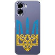 Прозорий чохол BoxFace OPPO A6x Gold Trident