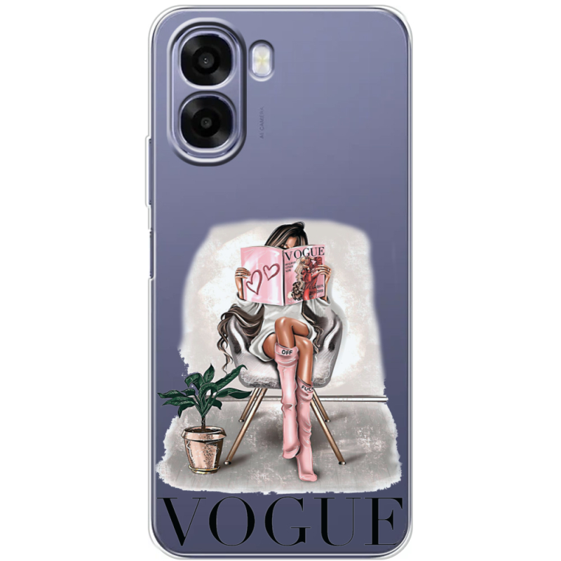 Прозорий чохол BoxFace OPPO A6x VOGUE