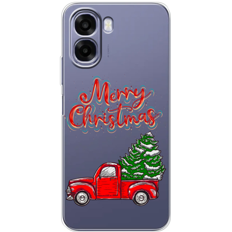 Прозорий чохол BoxFace OPPO A6x Holiday Car