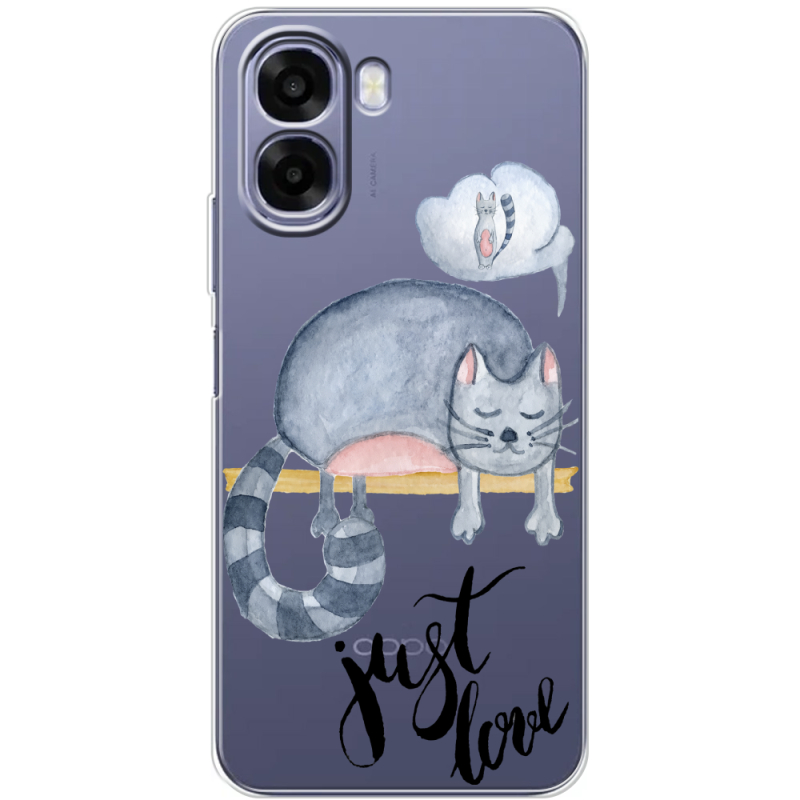 Прозорий чохол BoxFace OPPO A6x Just Love