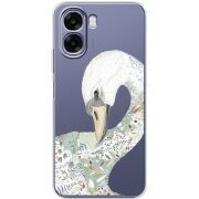 Прозорий чохол BoxFace OPPO A6x Swan