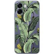 Прозорий чохол BoxFace OPPO A6x Banana Leaves