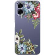 Прозорий чохол BoxFace OPPO A6x Floral