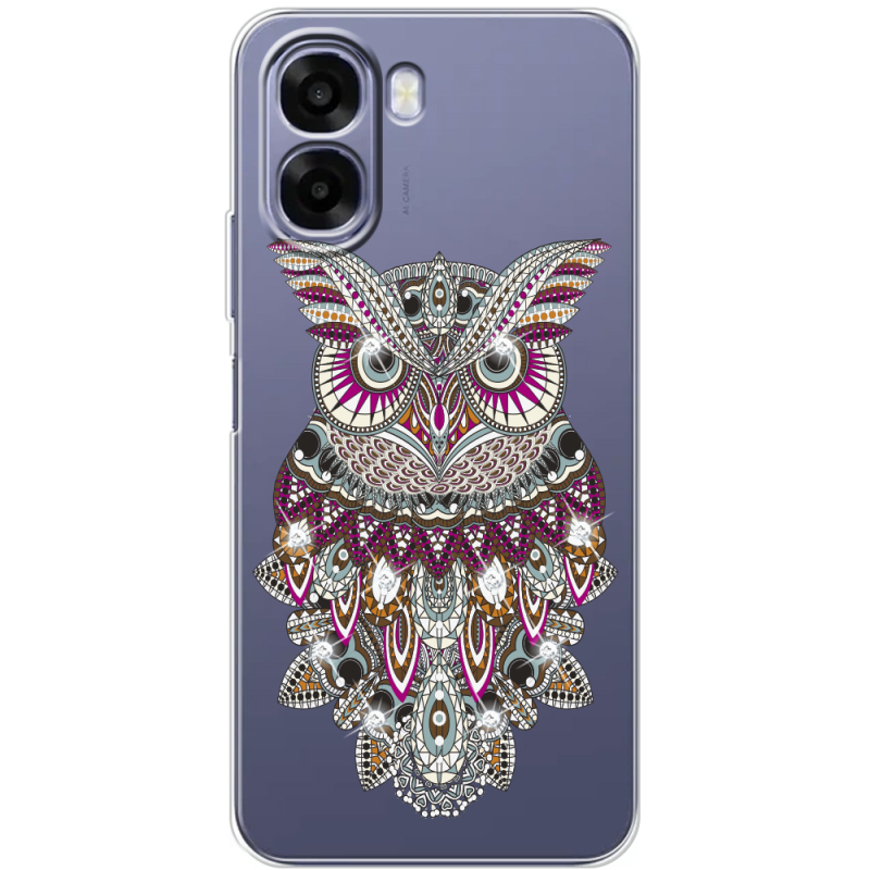 Чохол зі стразами OPPO A6x Owl
