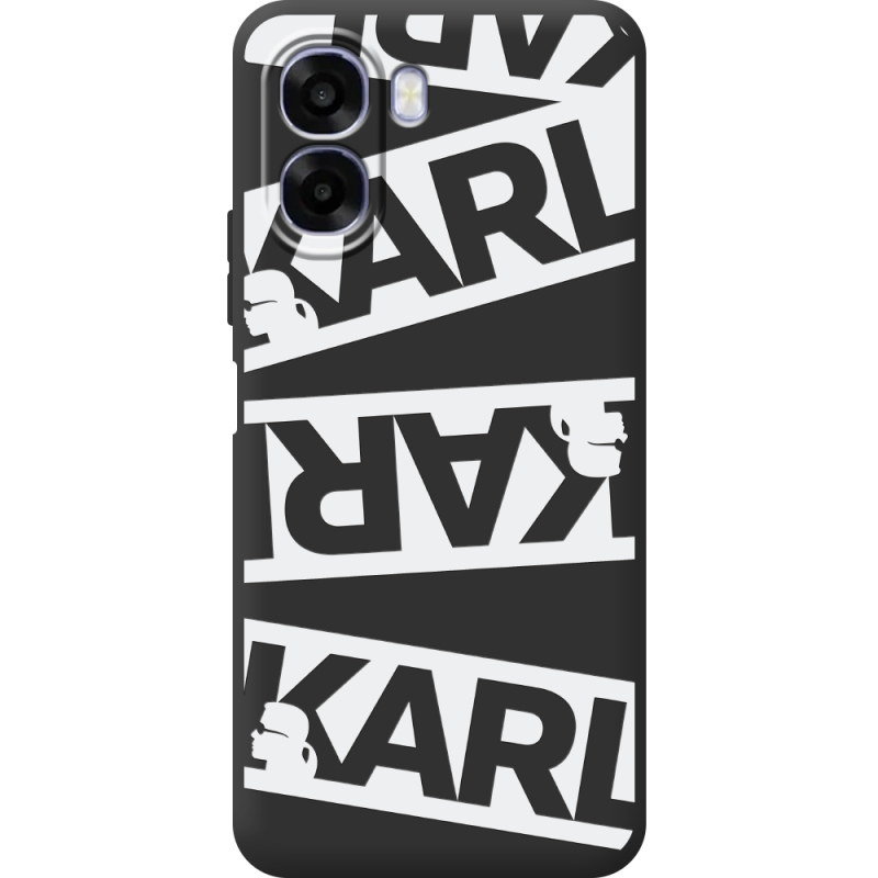 Чорний чохол BoxFace OPPO A6x White Karl