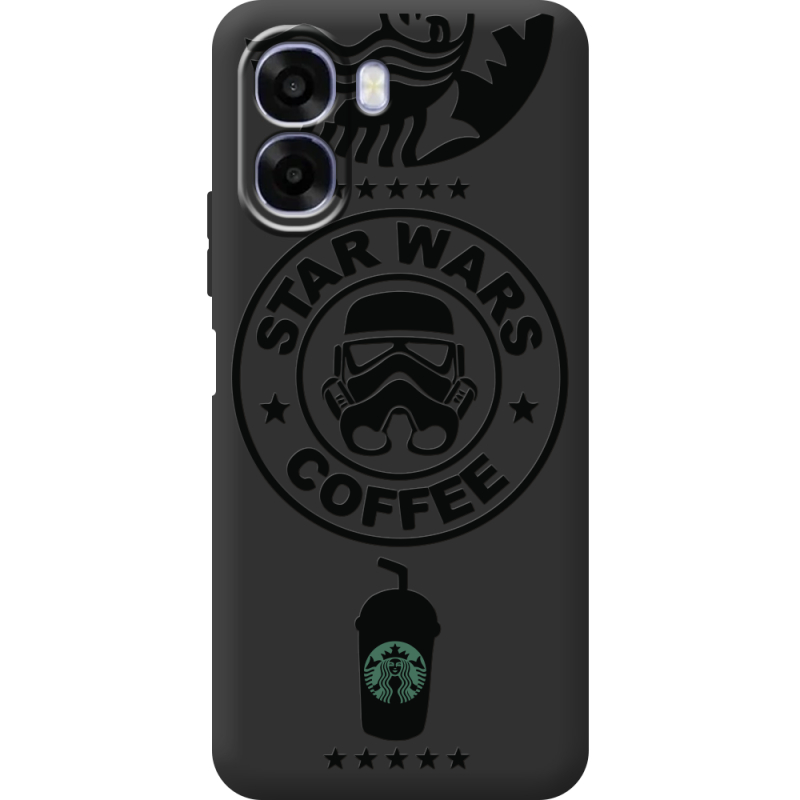 Чорний чохол BoxFace OPPO A6x Dark Coffee