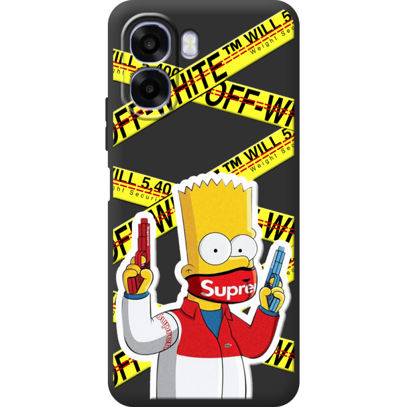 Чорний чохол BoxFace OPPO A6x White Bart