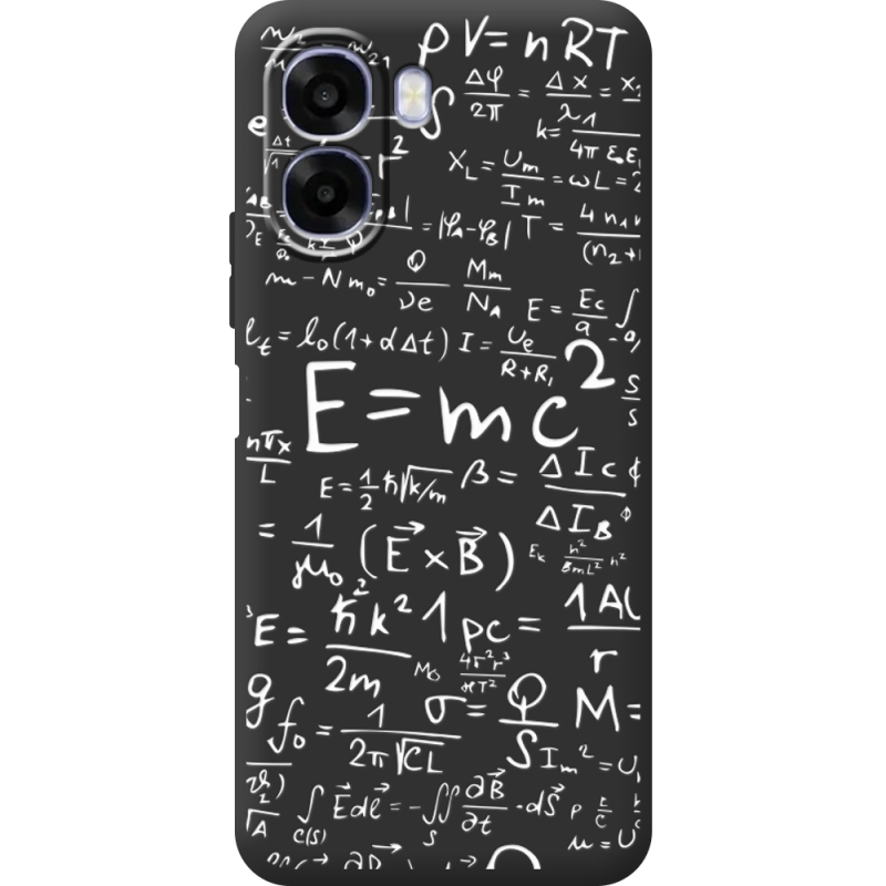 Чорний чохол BoxFace OPPO A6x E=mc2