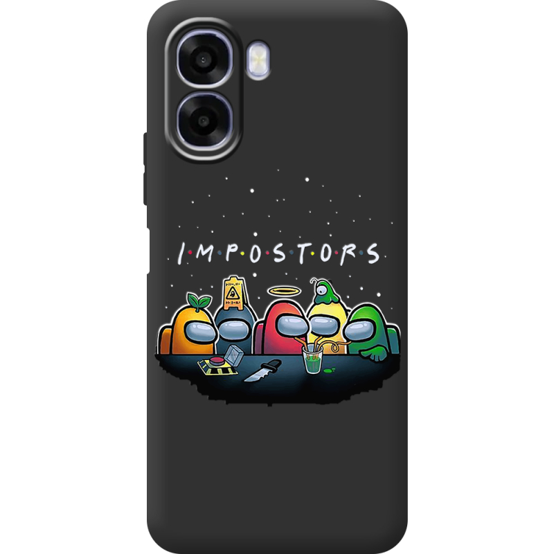 Чорний чохол BoxFace OPPO A6x Among Us Impostors