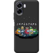 Чорний чохол BoxFace OPPO A6x Among Us Impostors