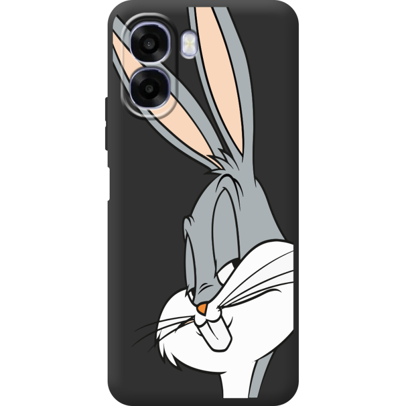 Чорний чохол BoxFace OPPO A6x Lucky Rabbit