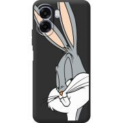 Чорний чохол BoxFace OPPO A6x Lucky Rabbit