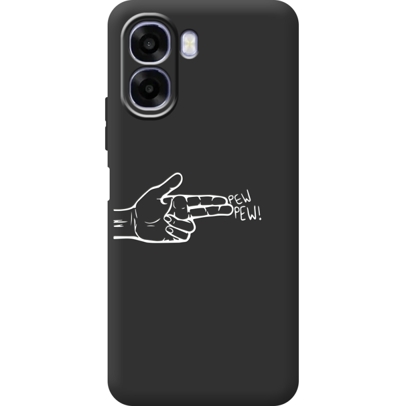 Чорний чохол BoxFace OPPO A6x Pew Pew