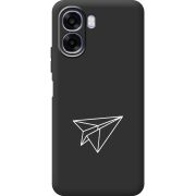 Чорний чохол BoxFace OPPO A6x Paper Plane