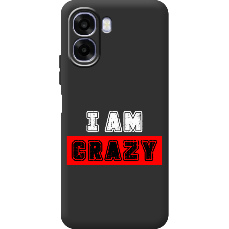 Чорний чохол BoxFace OPPO A6x I'm Crazy