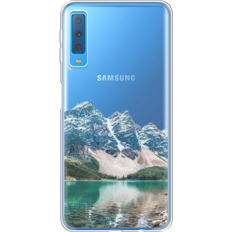 Прозрачный чехол Uprint Samsung A750 Galaxy A7 2018 Blue Mountain