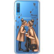 Прозрачный чехол Uprint Samsung A750 Galaxy A7 2018 Mommy Is My BFF