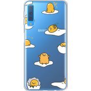 Прозрачный чехол Uprint Samsung A750 Galaxy A7 2018 Gudetama